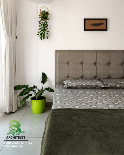 Serene vibes in the room view of Bhodhi ,
 the elegant 3BHK home designed by B Arts Architects and B arts builder's 
for Dr. Ullas & Dr. Nimmi in Palakkad! 🌿✨
Natural light, clean lines, and warm textures make every corner feel alive. 
Completed in 2024.