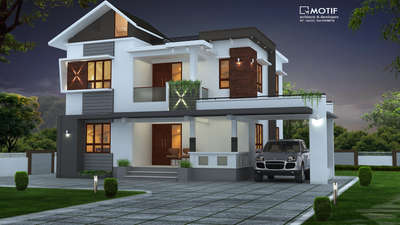 #architecturedesigns  #KeralaStyleHouse  #modernhome