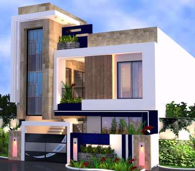 Elevation Design#mount burg #indore#architexture26