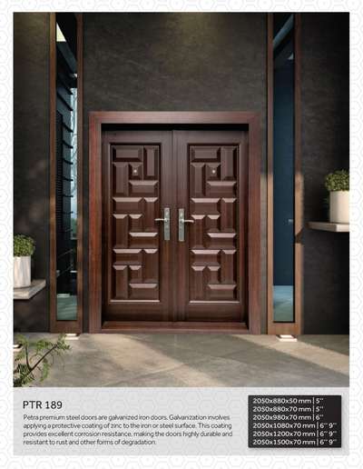 PTR 189 Steel Security Main Door
