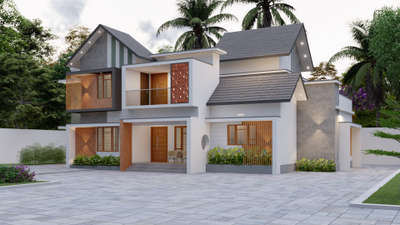 #NewProposedDesign  #Kottayam  #3d #exteriors #Pathanamthitta