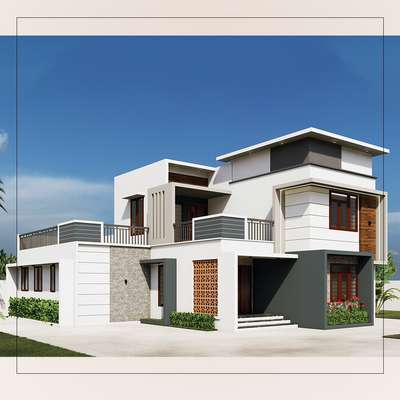 Exterior Design for the client at Menamkulam, Thiruvananthapuram.

#latepost📷 #elevationdesign #exterior_design #DesignYourDreams #klhomes