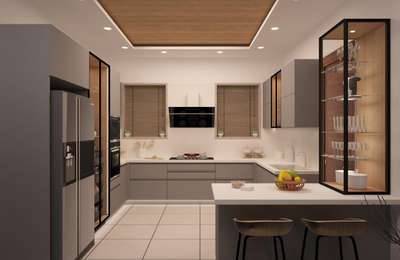 DM for modular kitchen design and work.