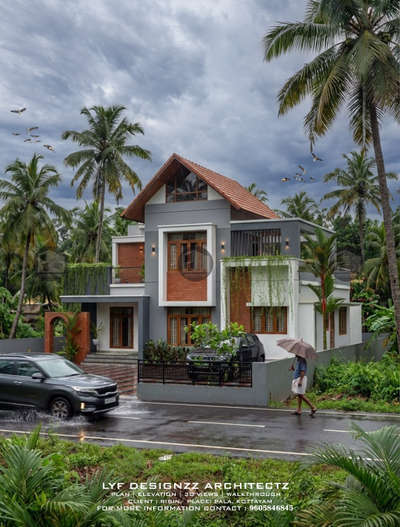 Tropical style type residence...
Exterior design work of residence 
.
.
Type: residential 
Client: Ribin Varghese 
Place: Kottayam
Area: 1680sqft
.
.
#homedesign #homedecor #interiordesign #design #home #interior #architecture #decor #homesweethome #interiors #decoration #furniture #interiordesigner #homedecoration #interiordecor #luxury #art #interiorstyling #homestyle #livingroom #inspiration #designer #handmade #homeinspiration #homeinspo #house #realestate #kitchendesign #style #homeinteriordesigncompany