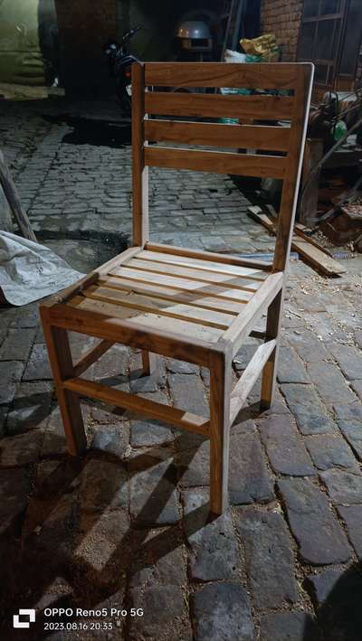 Wood Chair 🪑 Lebour with meterial 2000/- par Chair