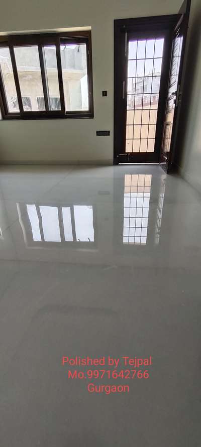 Diamond floor polishing