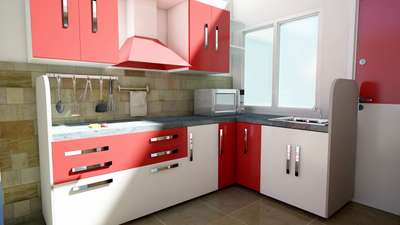 3d kitchen rendering