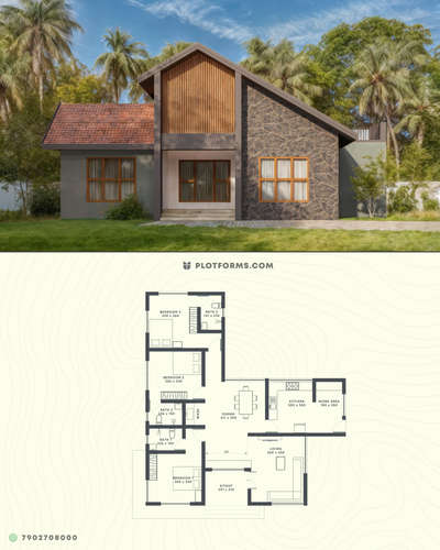 Plan and Elevation

#exteriordesigns #ElevationDesign #HouseDesigns #3d #FloorPlans  #houseplan