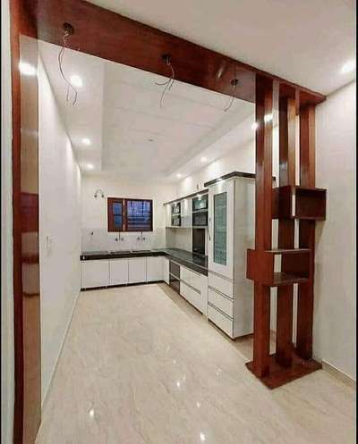 Trendy modular kitchen @1200 /- sq ft with Hettich fitting and Hdhmr board