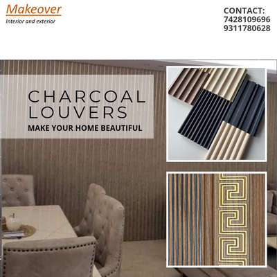 Makeover Interior Presenting you Interior elevation product Charcoal Louvers 
.
.
Charcoal Louvers 
at just 650 per Panel 
. 
. 
#charcoal #charcoallouvers  #Interior #elevation #exteriorelevation  #modernexterior #louvers #modernelevation #makeoverinterior
. 
. 
Stay connected for more information
. 
. 
Or call us on 
7428109696
9311780628