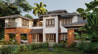 tropical modern residence design
client:Unnikrishnan
Location:kozhikode
 #modernhome #residence3d #architecturedesignspace