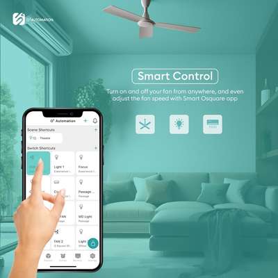 Forgot to turn off the fan? Easily turn it off from anywhere with the Smart Osquare app.
.
.

#Osquareautomation#livethefuture#smarthome#homeautomation#smarthomeautomation#innovationbeyondimagination#liveincomfortenjoytheelegance#morethanjustonandoff