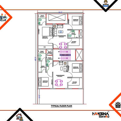 Designing your dream home? Let us help you bring all the elements of comfort and style together.

📧 nakshabanwaoindia@gmail.com
📞+91-9549494050
📐Plot Size: 30*60

#eastfacing #homesweethome #housedesign #realestatephotography #layout #modern #newbuild #architektur #architecturestudent #architecturedesign #realestateagent #houseplans #homeplan #nakshabanwao