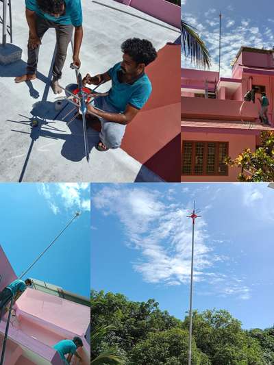 Lightning Arrester installation @Parli #Palakkad
#cloudspowersystems
#lightningarrest.com
all kerala services
9946761816