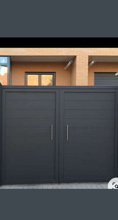 men gate deco paint dark grey