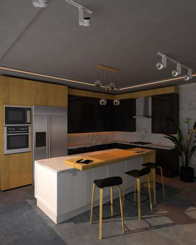 SketchUp #sketchup #sketchupvray #ClosedKitchen #KitchenCabinet #KitchenCeilingDesign