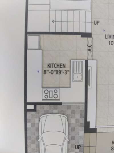 Kitchen Furniture Size 8"-0 × 9'-3"