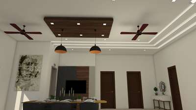 #diningarea  #ceilingdesign  #ceiling  #interiores  #sketchup3d