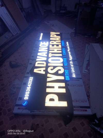 ACP led Sinage board manufacturing Chauhan print