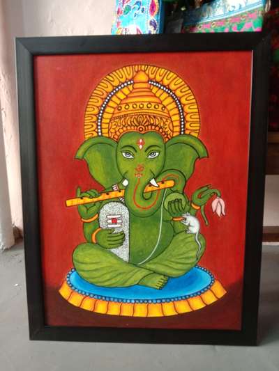 Ganesha Mural painting
#muralpainting  #ganesha  #art   #HomeDecor  #traditiinal  #wallhanging  #LivingRoomDecors  #AcrylicPainting