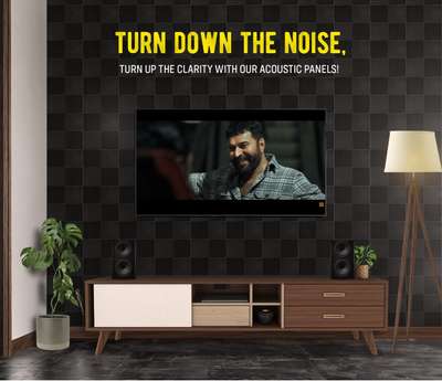 Silence the noise with style!

 #acoustics  #acousticinterior  #hometheaterdesign  #hometheaterexperts #cochin  #music  #homecinema  #soundproof #LivingRoomTV