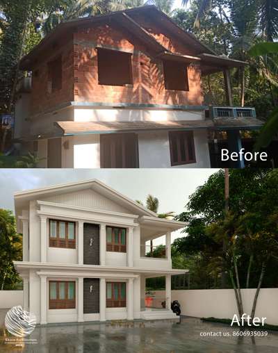 #eksenarchitecture #HouseRenovation #architecturedesigns
#malayaliveedu #Architectural&Interior