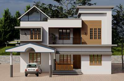Renovation of residence exterior @kasargod 

For exterior interior landscape designing 


.



 #TraditionalHouse  #Architect  #architecturedesigns  #exteriordesigns #HouseRenovation #lowbudget  #Freelancing  #feel_free_to_contact #freelencer