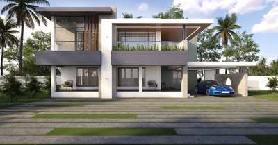 Stunning Design Of Exterior Views...
 #InteriorDesigner  #architecturedesigns  #keralahomeplans  #exteriorhomedecor  #3DPainting  #3d  #3D_ELEVATION