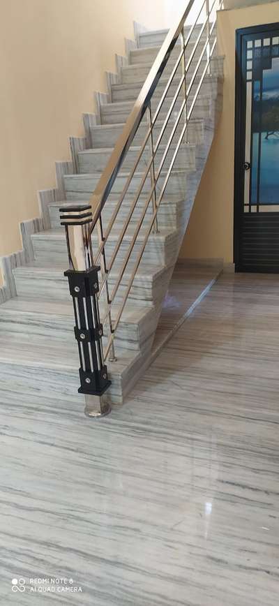 #wood post 
 #GlassHandRailStaircase  
 # readymade stair
 #metal stair
 #metal handrail