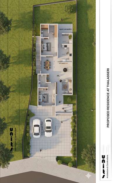 Residence at Thalasseri.  #Architect  #HouseDesigns  #leanhouse