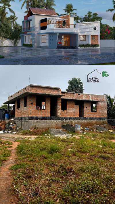 #ElevationHome  #keralaplanners  #keralahomestyle  #HouseDesigns  #bricks  #houseelevation  #homeinterior  #5LakhHouse  #Homedecore budget home