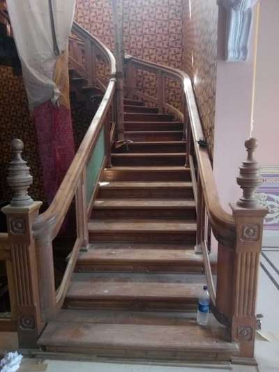 Wooden staircase work