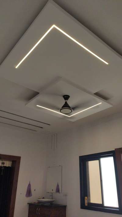 false ceiling designed and work done by TCA. #profileceiling  #CelingLights  #mordernhouse  #architecturedesigns  #InteriorDesigner  #color  #LEDCeiling  #CeilingFan  #popfalseceiling