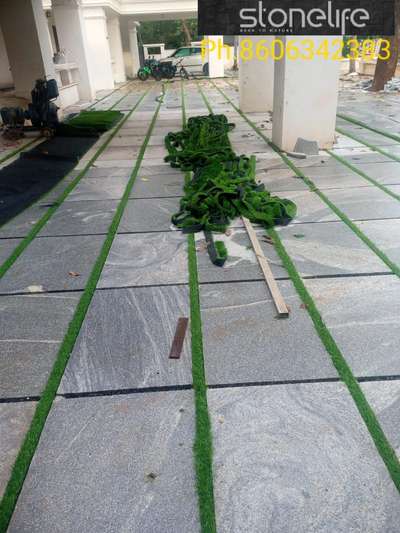 #bangalorestone#artificial grass#