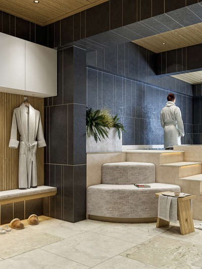 A spa design for a private villa.#3drenders  #BathroomTIles  #BathroomIdeas  #spa  #sauna