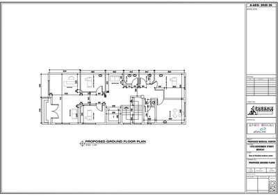 Ground Floor Plan of Proposed Medical Center @ Muscat