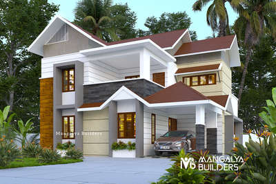 #newproject  #project@adichanalloor  #Kollam  #kollamdesigner  #kollamhouse  #TraditionalHouse  #ContemporaryHouse #wirecutbricks