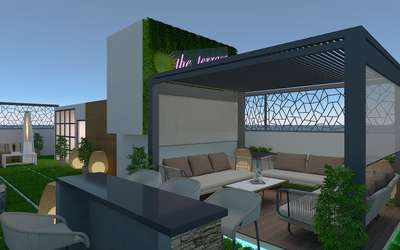 #Salmoninterior #Delhihome #terracegarden #creativedesign #delhiinteriors #loveinterior #panindia