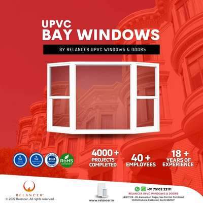 Now, upgrade your bedroom style using UPVC bay windows from Relancer 

#relancer #relancerupvc #relancerupvcdoors #relancerupvcdoorsandwindows #upvc #upvcdoors #upvcwindows #interiordesignideas #architect #architectkerala