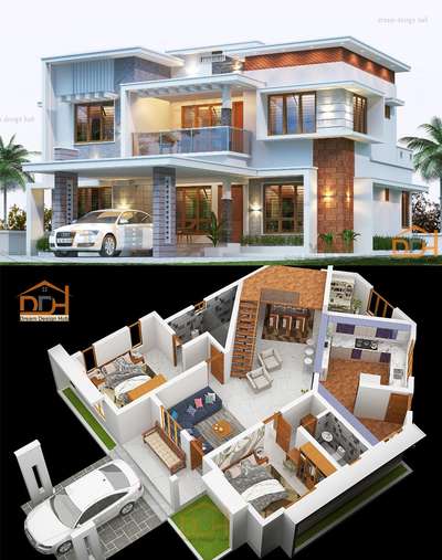 #planandelevations #best3ddesinger #ElevationHome contact for plan and 3d design