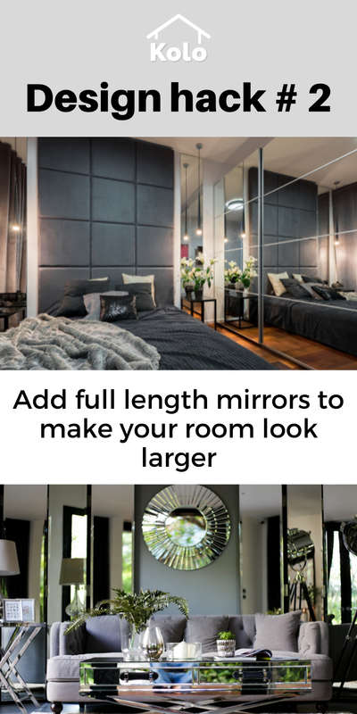 Want to make your room look bigger?
Check out our design hack #2 to see how mirrors can create an illusion of space.

Learn tips, tricks and details on Home construction with Kolo Education  🙂

If our content has helped you, do tell us how in the comments ⤵️
Follow us on @koloeducation to learn more!!!

#education #architecture #construction  #building #interiors #design #home #interior #expert #paint  #koloeducation  #designhack