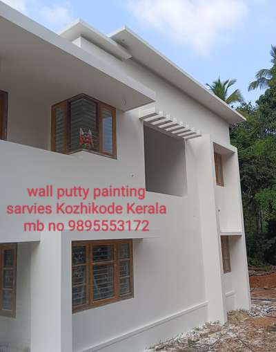 Wall putty painting sarvies Kozhikode Kerala mb no 9895553172#wall putty #Painter #WallPainting #Kozhikode #kerala.