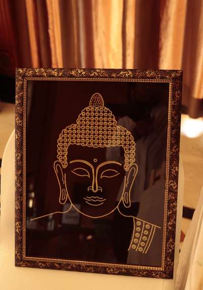 Home Decor items 
Embroidery Wall Hanging of Lord budha