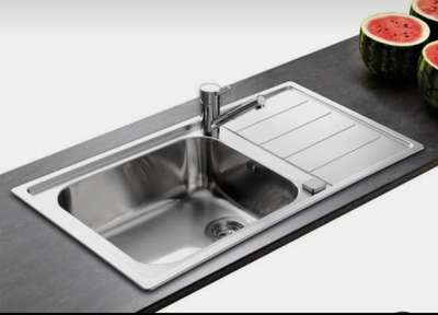 SS KITCHENSINK.. SINGLE BOWL WITH DRAIN BOARD #KitchenIdeas  #sinkdesign  #sinks  #ModularKitchen