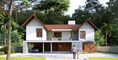 #new site  #Thrissur  #SlopingRoofHouse
