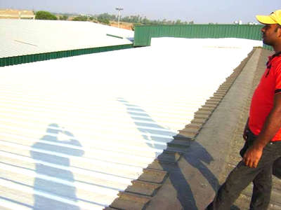 #Tin Shed waterproofing # Industrial Waterproofing # Enhance Tin Life  #greaternoida