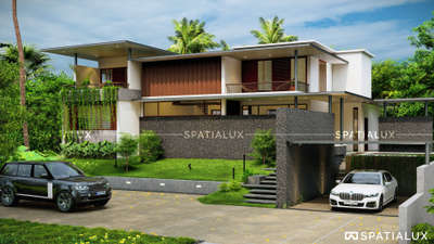 Project Type - Residence
Location - Kozhikode
Area- 3500Sqft

This minimalist contemporary home is built on a Land with many contours.
This slope of the land is retained and the site was developed with retaining the different levels.

The parking area is also a badminton court where the family can host parties as well.

 
 #Kollam  #Kerala #ElevationHome #ElevationDesign #3dhouse #3D_ELEVATION #HouseDesigns #Architect #spatialux #spatialuxdesigns #ContemporaryHouse #ContemporaryDesigns #modernhome #moderndesign #architecturedesigns #architecture #Kozhikode #spatialuxdesign #spatialuxdesigns #ContemporaryHouse #luxuryvillas #luxuryhome
