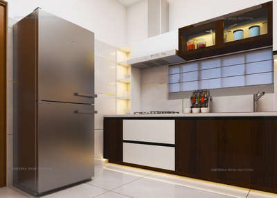 kitchen 😍 #KitchenInterior  #ushapekitchen  #3BHKHouse  #Architectural&Interior