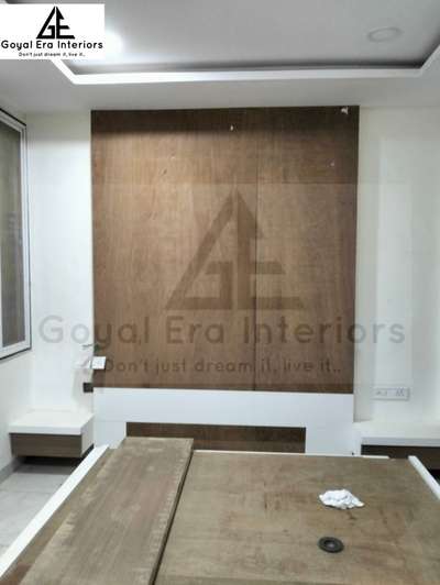 #residentialinteriors #ongoing-project #manikbagh #Indore #GuestBedroom #bedroom3
#heighted_bed  #GoyalEraInteriors🏡 #BelleDreamers🏡 #NahreAssociates🏡