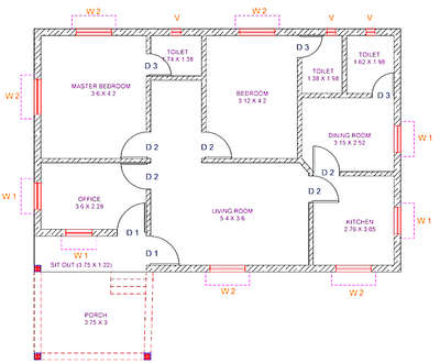 2BHK Ground Floor House Plan
 #2BHKPlans  #2BHKHouse  #2bhkplan